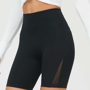 aerie OFFLINE biker shorts w/ mesh